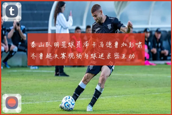 泰山队明星球员泽卡马德鲁加彭啸齐鲁超决赛现场与球迷亲密互动