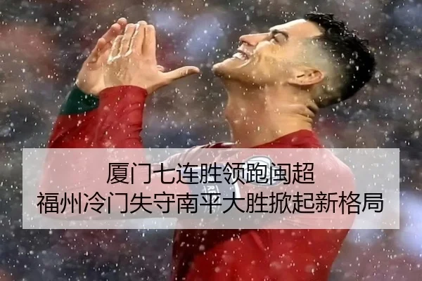 厦门七连胜领跑闽超 福州冷门失守南平大胜掀起新格局 - Yabo